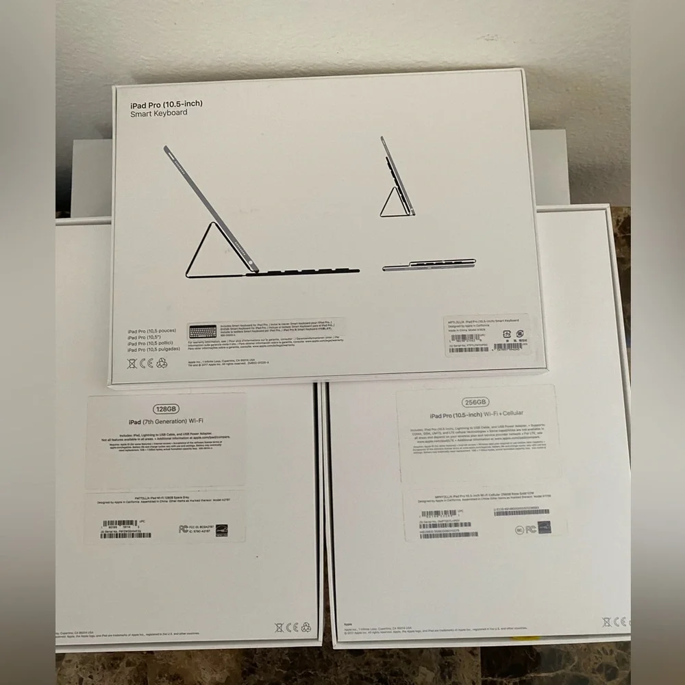 Lot Of 7 Assorted Apple EMPTY Boxes iPhones iPad MacBook Air EMPTY BOXES